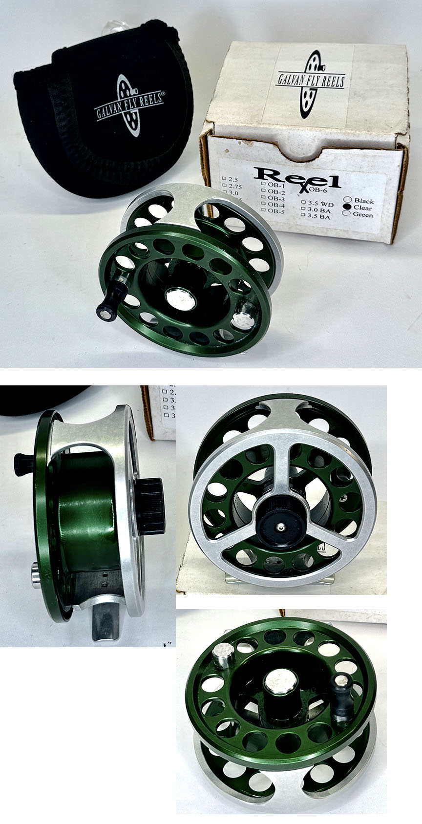 GALVAN FLY REEL OB SERIES #OB-6 W/NEOPRENE POUCH